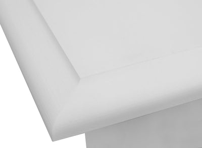 Bologna Elegante Massivholz Kiefer große TV-Schrank Kommode | Farbe weiß