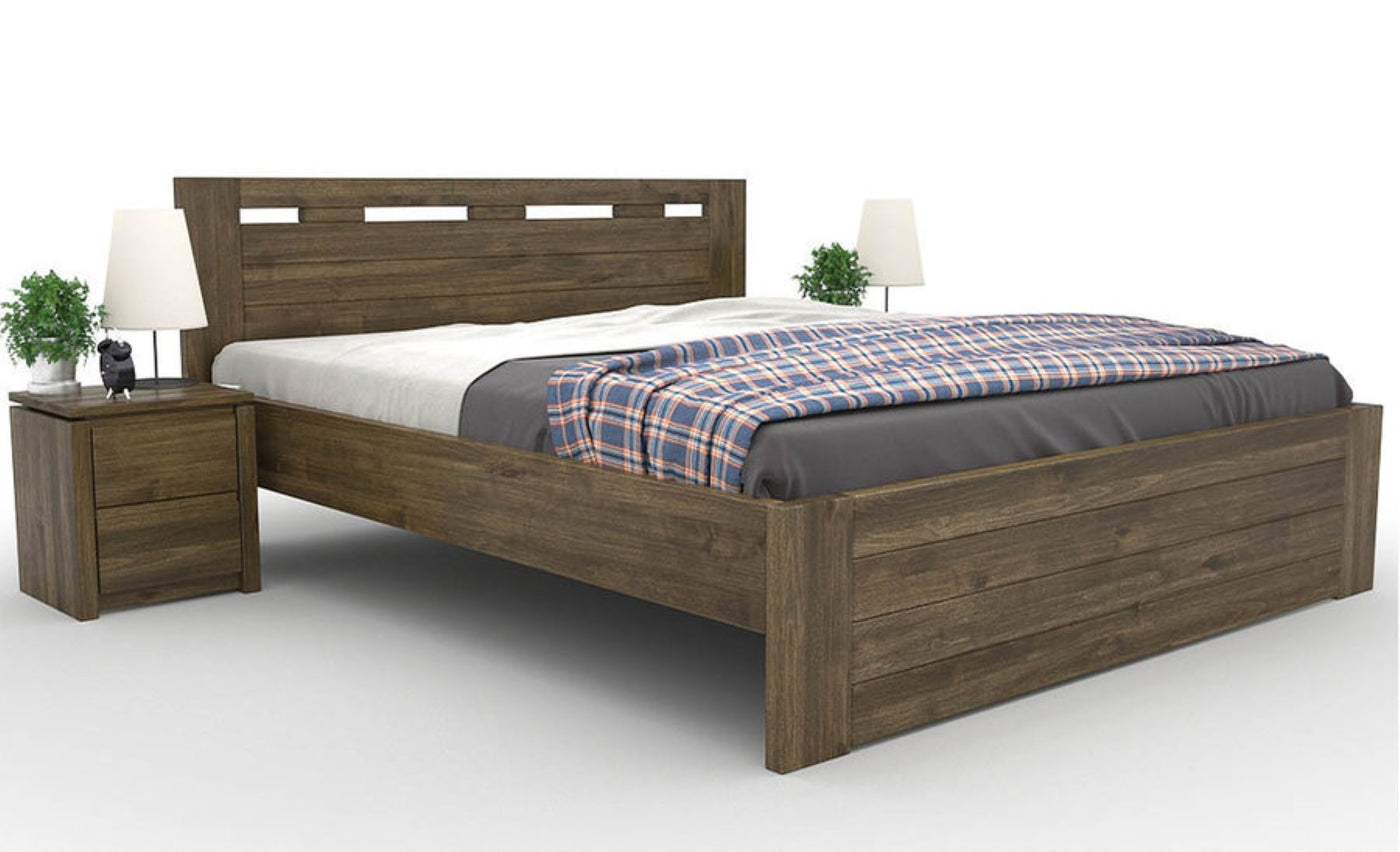 NELSON Massivholzbett optional mit Bettschubladen